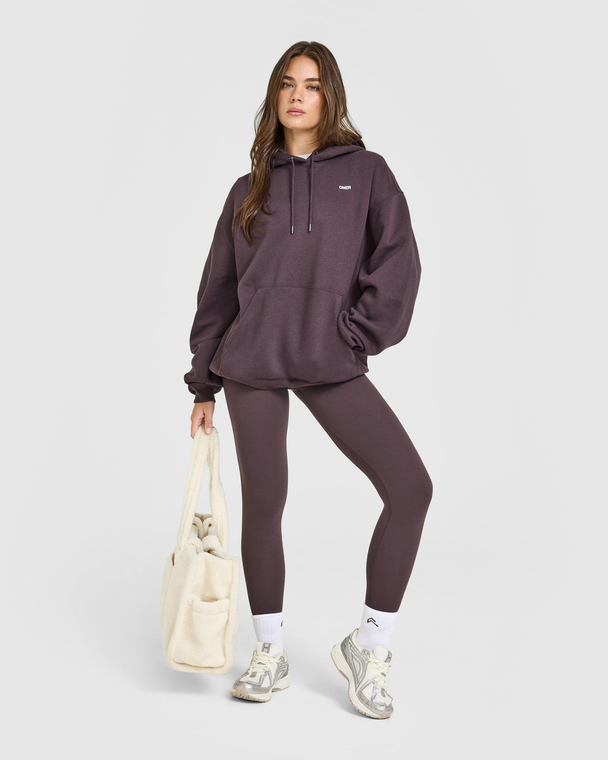 Foundations Oversized Hoodie | Umber Brown