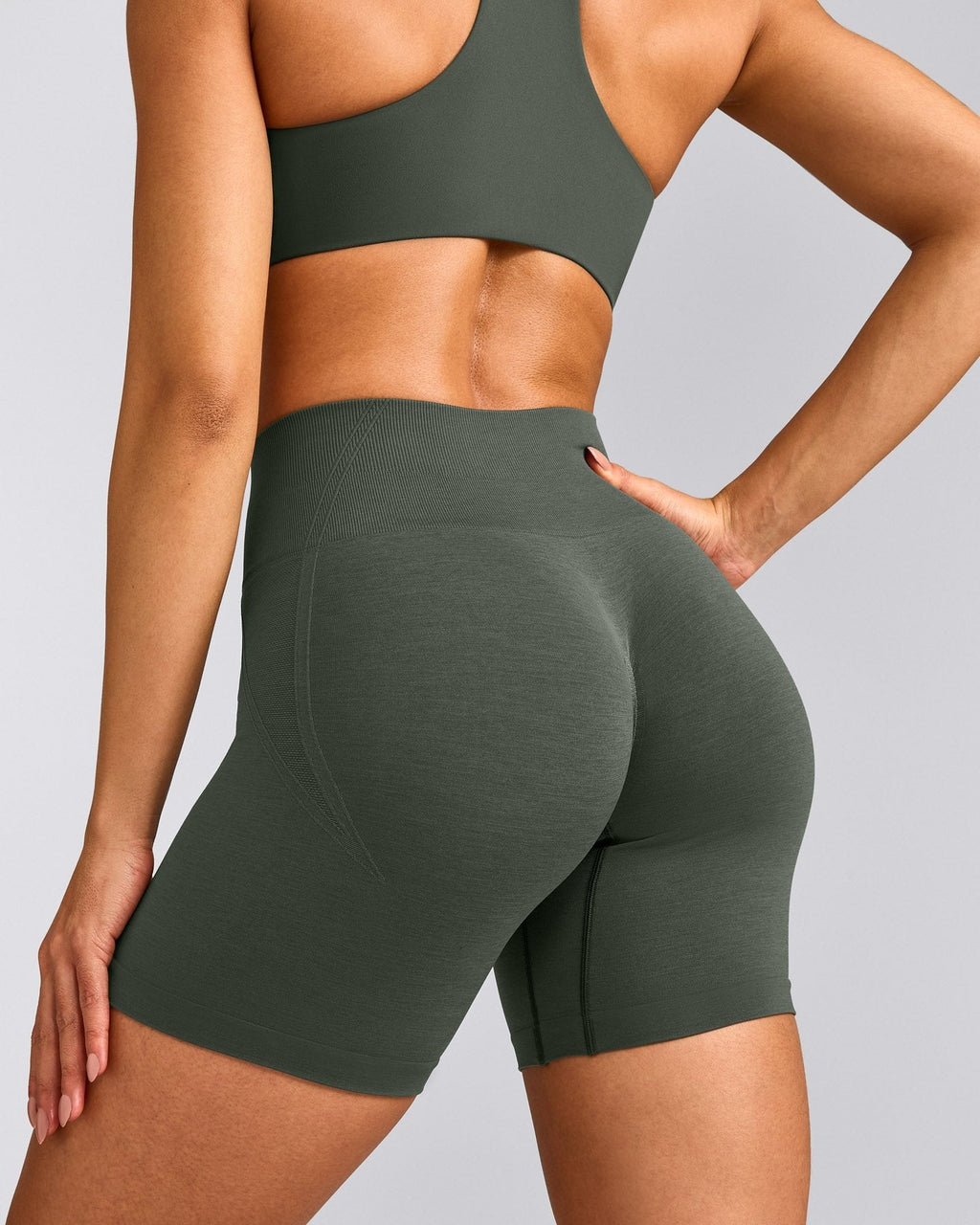 EffortlessLiftTM Seamless Shorts | Dark Khaki