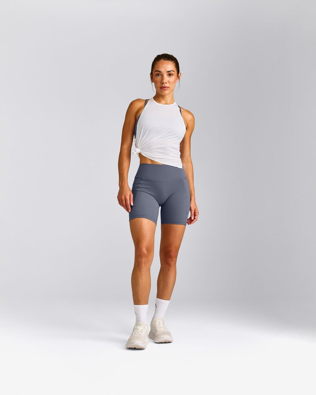 PrecisionMoveTM Drop Armhole Tank Top | White