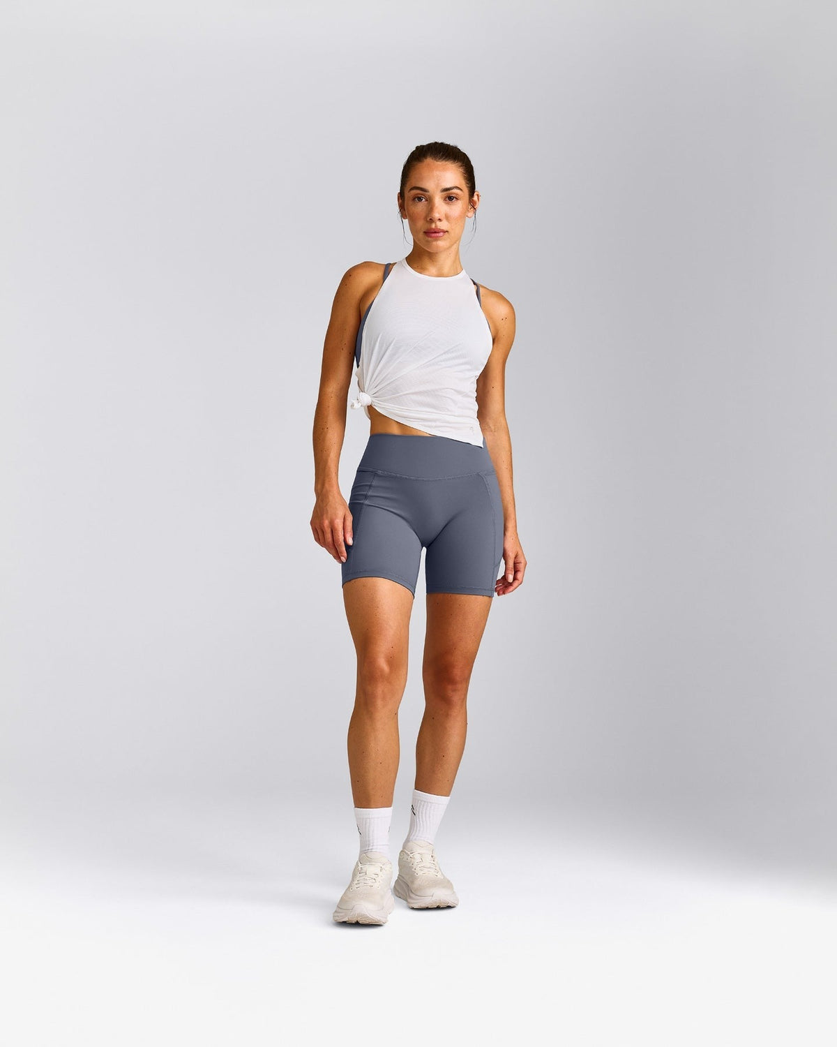 PrecisionMoveTM Drop Armhole Tank Top | White