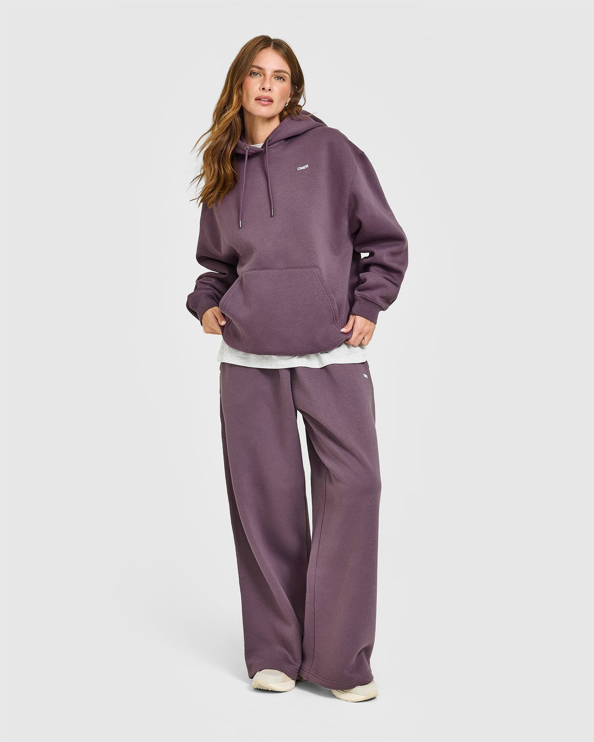 Foundations Oversized Hoodie | Vintage Purple