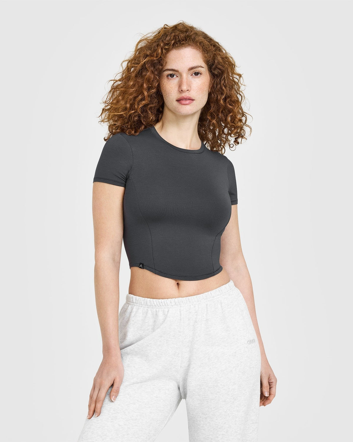 MellowTM Soft Mid Short Sleeve Tee | Coal