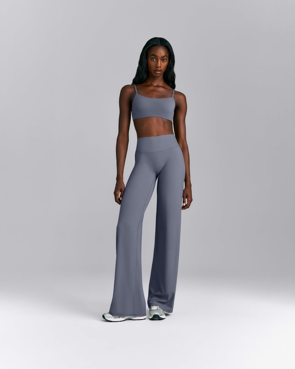 SoftMotionTM Straight Leg Pants | Granite Blue