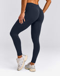 EffortlessLiftTM Seamless Mid Rise Leggings | True Blue