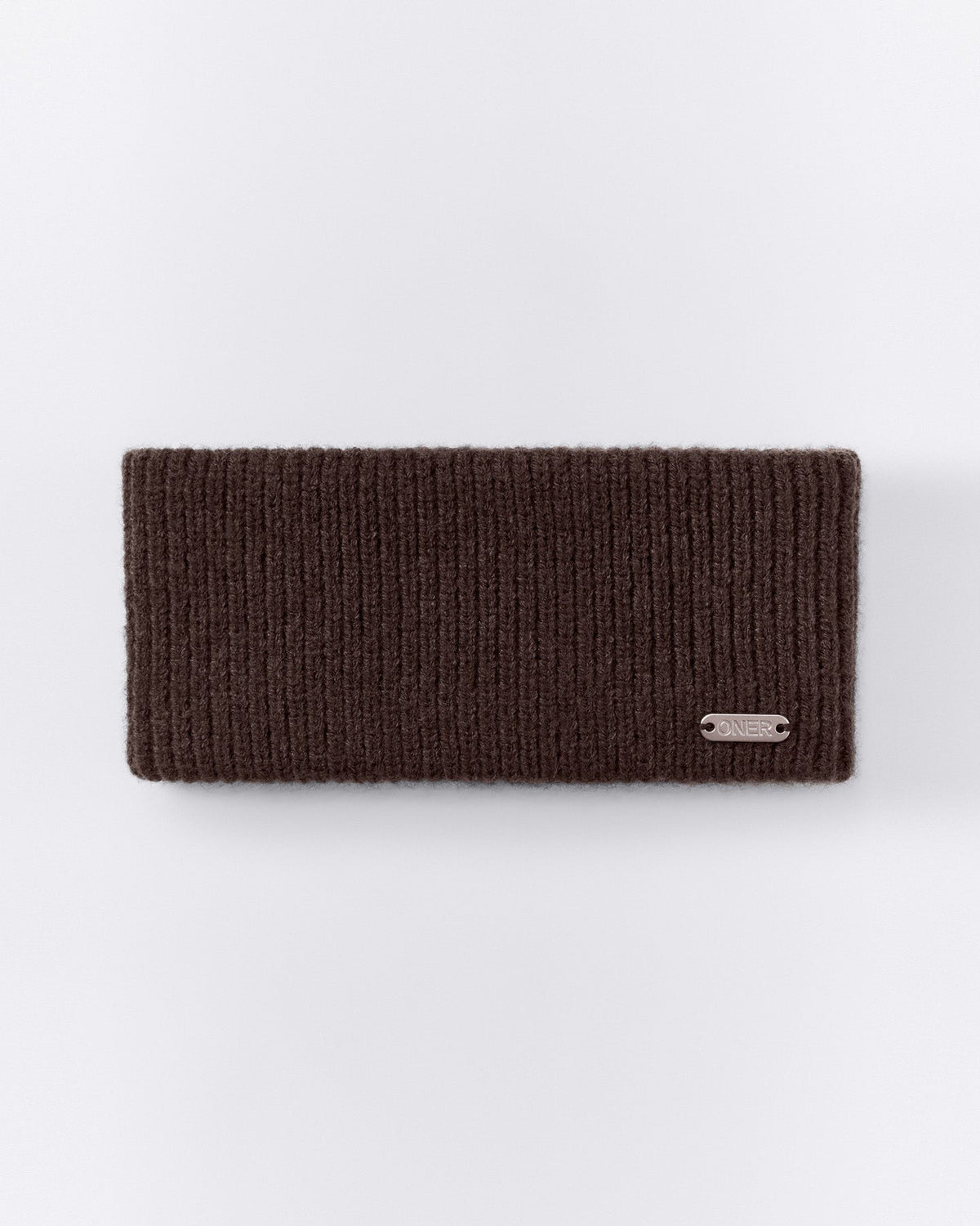 Wool Rib Knit Headband | 70% Cocoa