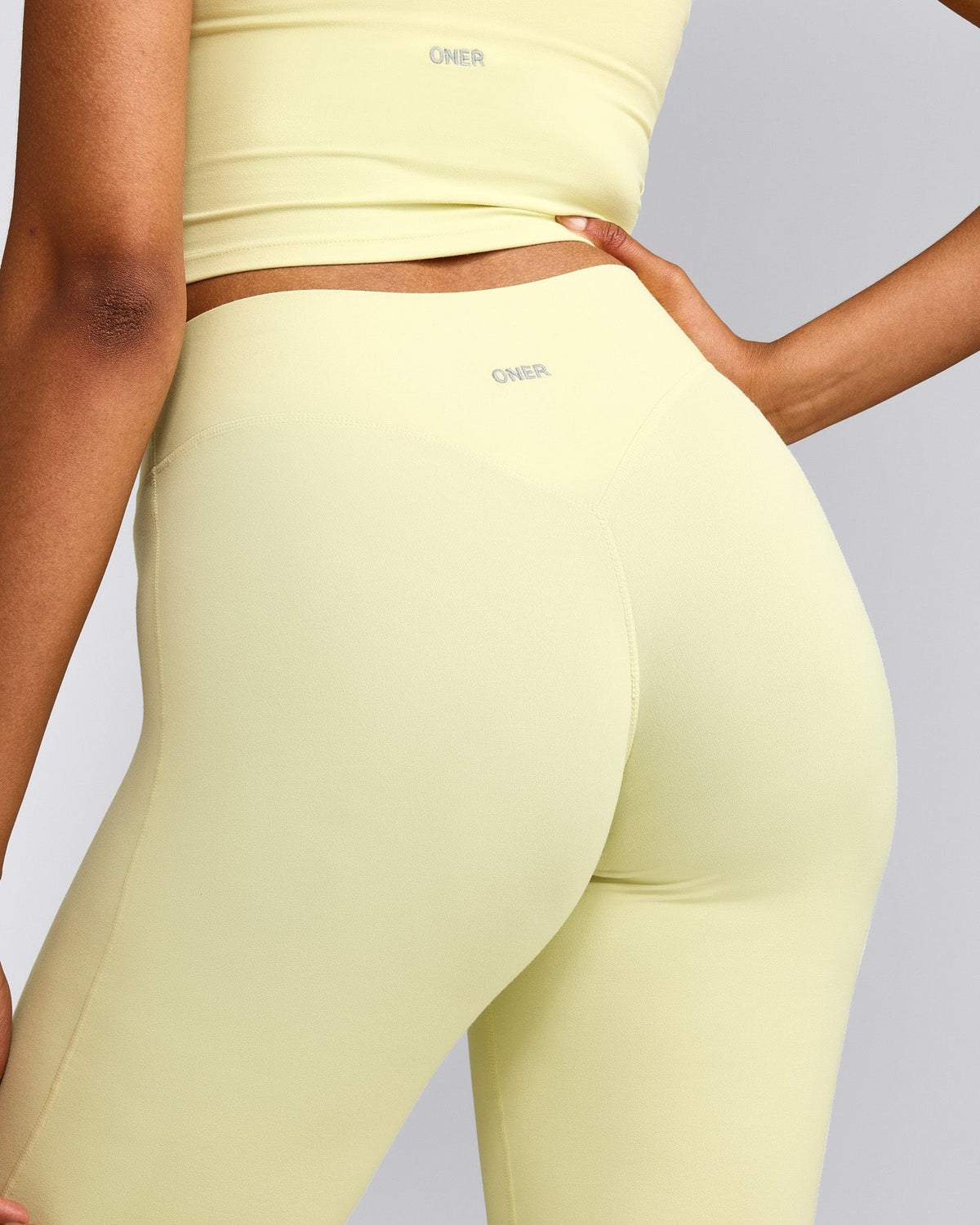SoftMotionTM Flared Pants | Pastel Yellow